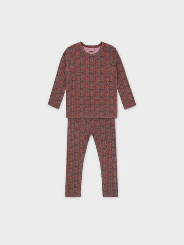Purple Abstract Pajama