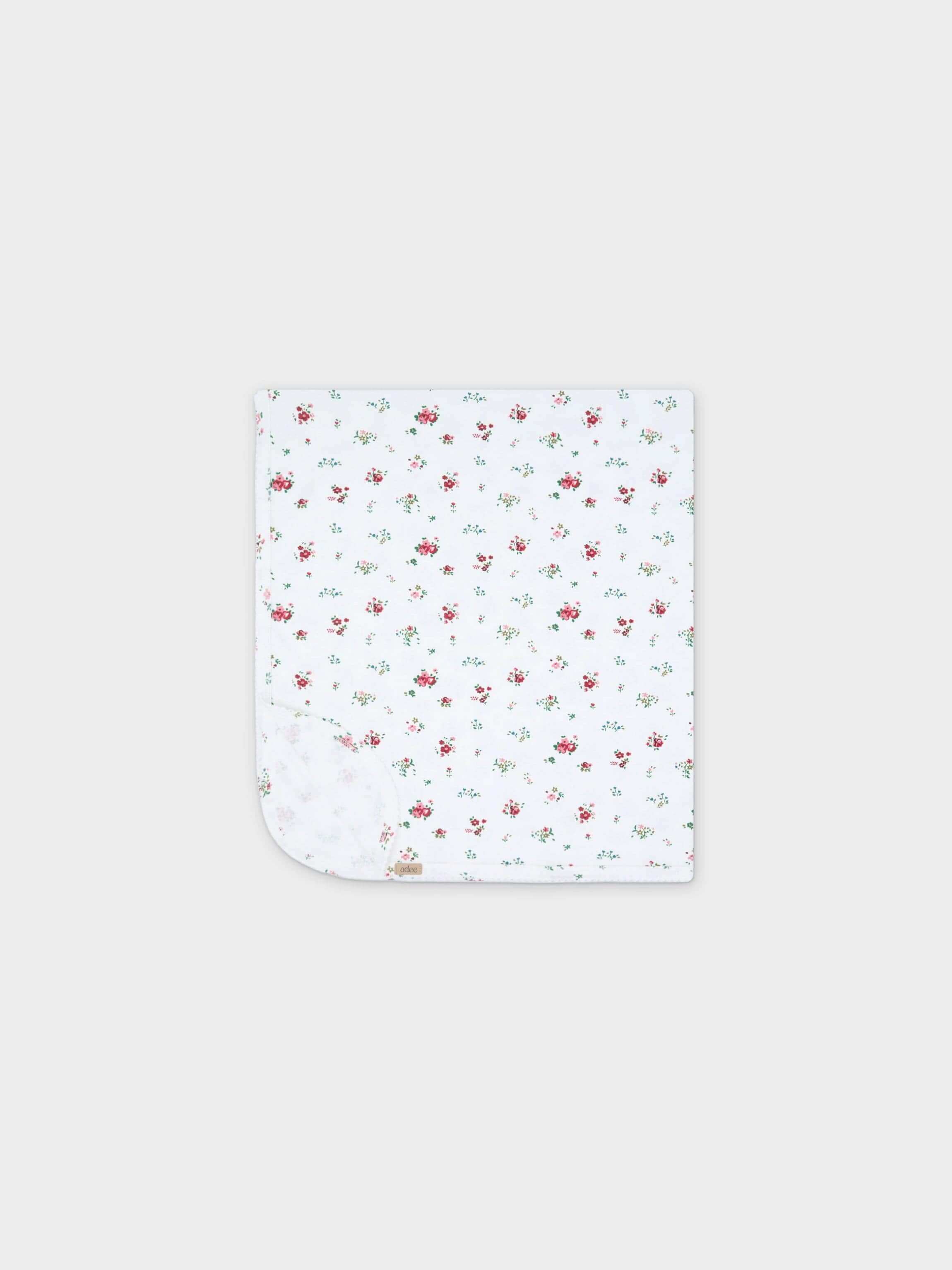 Freesia Flower- Blanket- Red