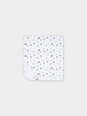 Freesia Flower- Blanket- Red