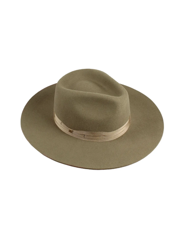 Rancher Hat With Ribbon Band, Sage