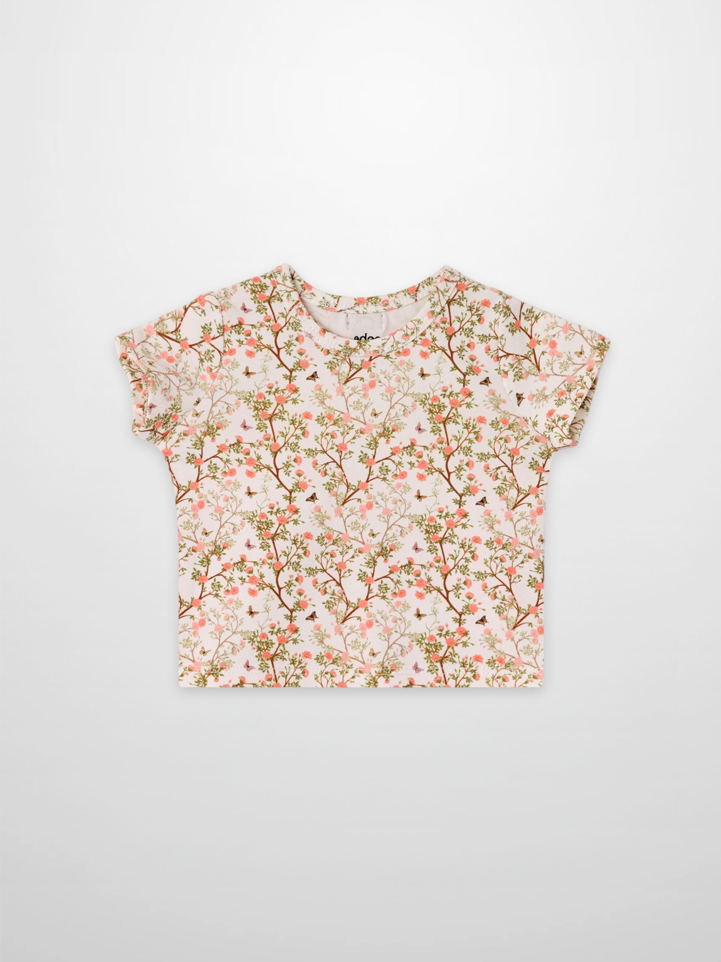 Spring Floral Short Sleeve T-Shirt