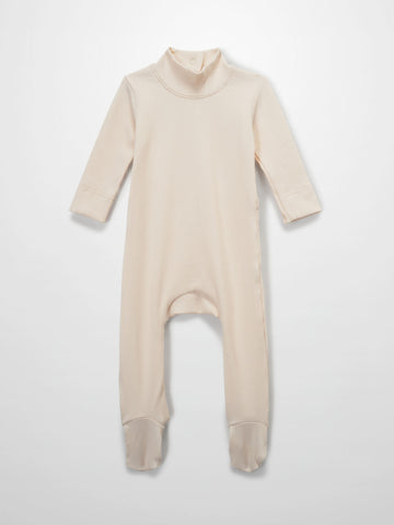 Mock Neck Stretchy - Ivory