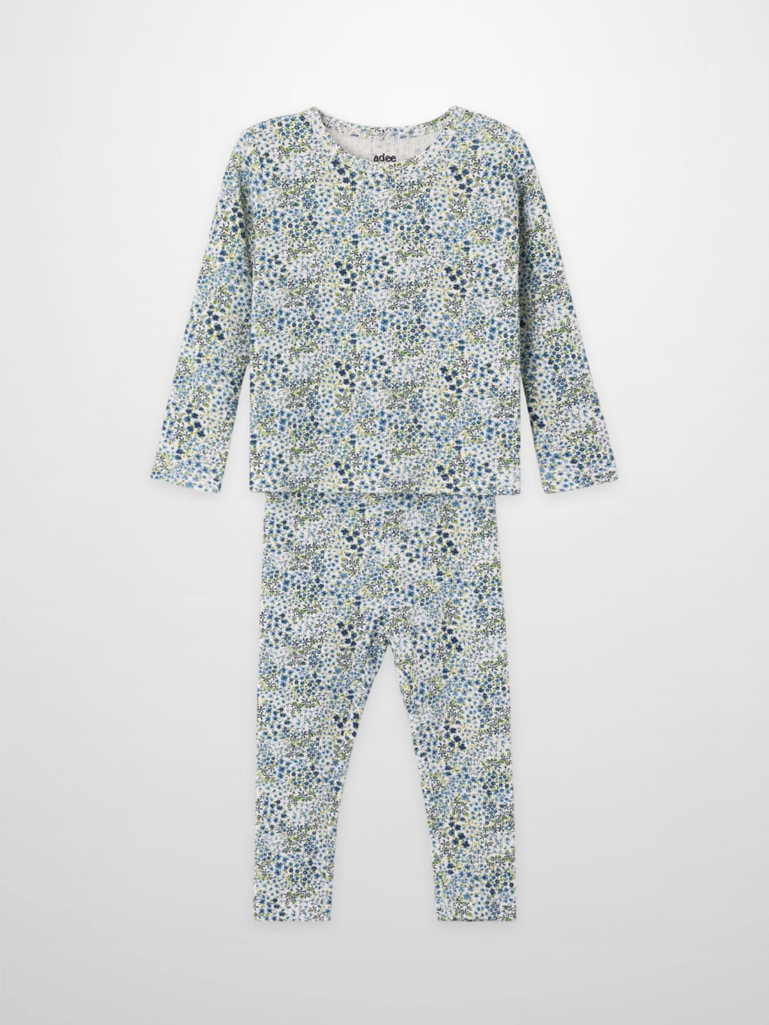 Blue Floral Pajamas