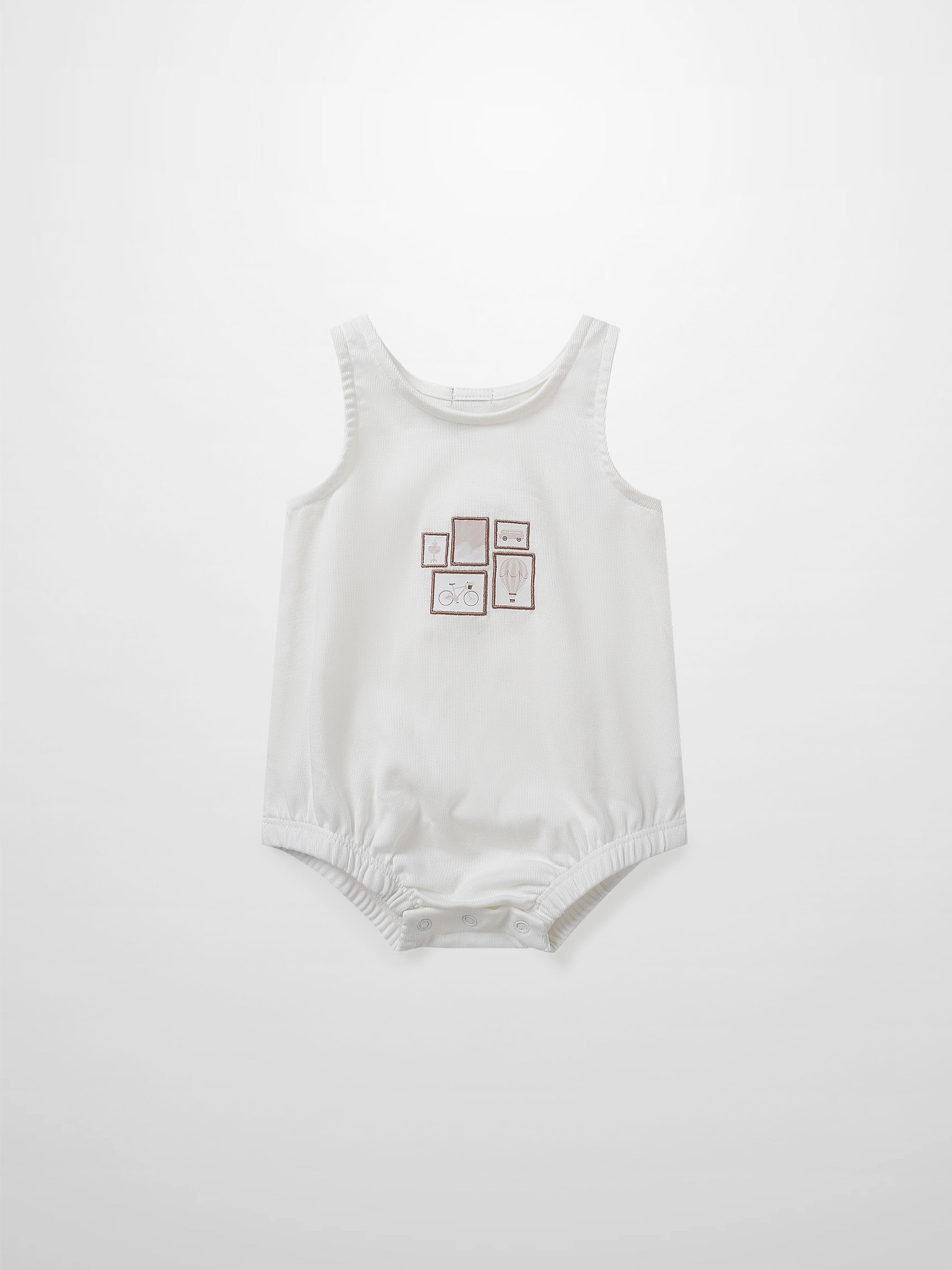 Mini Gallery Romper - Pink