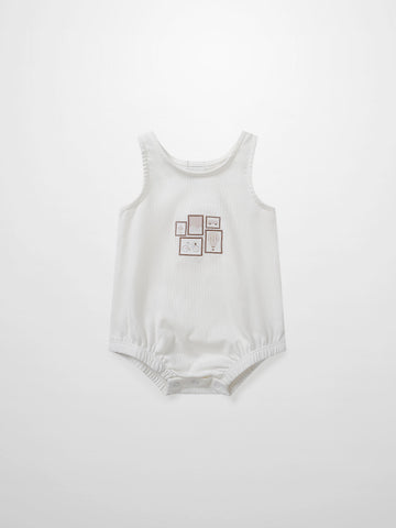 Mini Gallery Romper - Pink