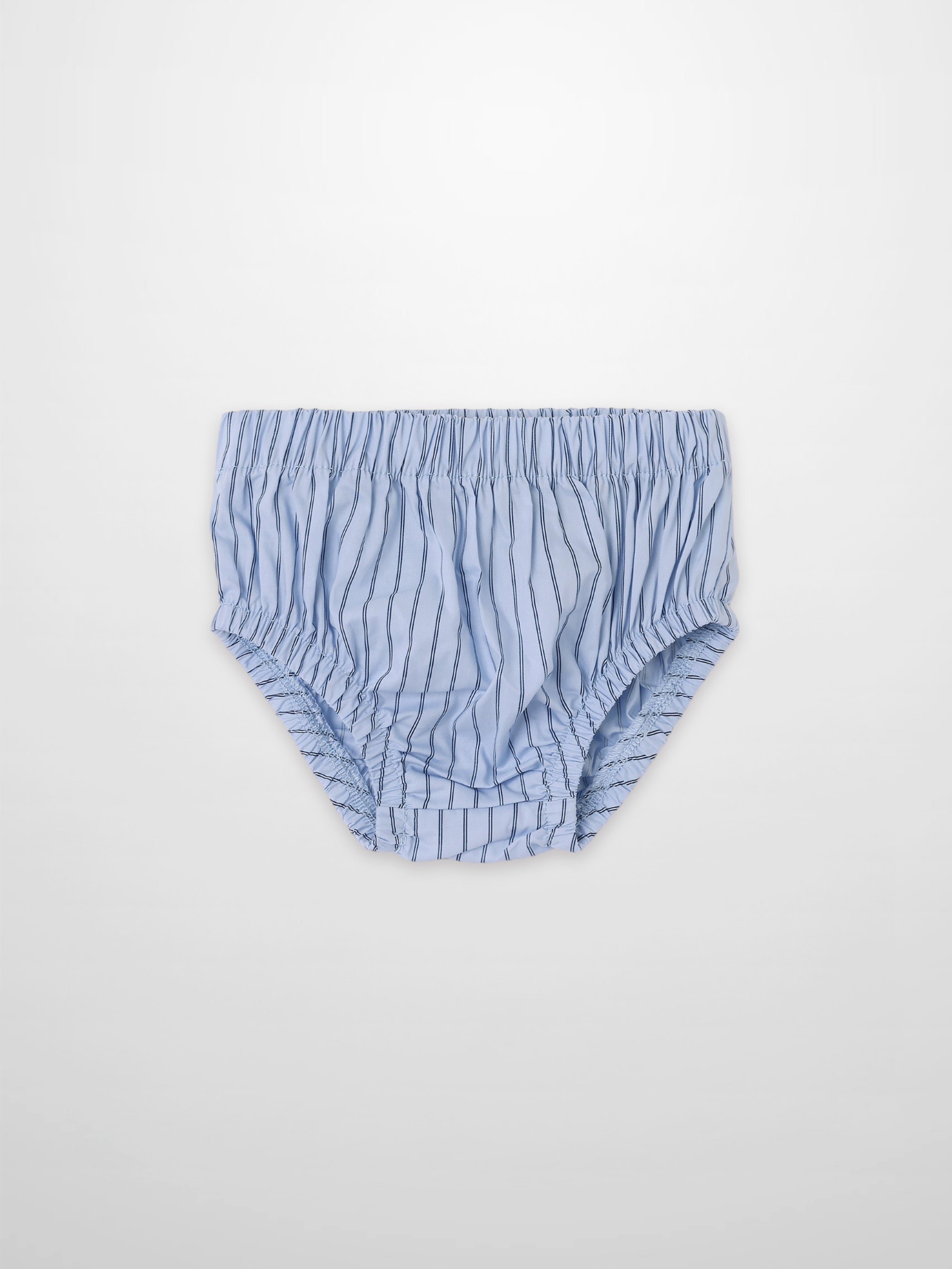 Striped Cotton Bloomers - Blue