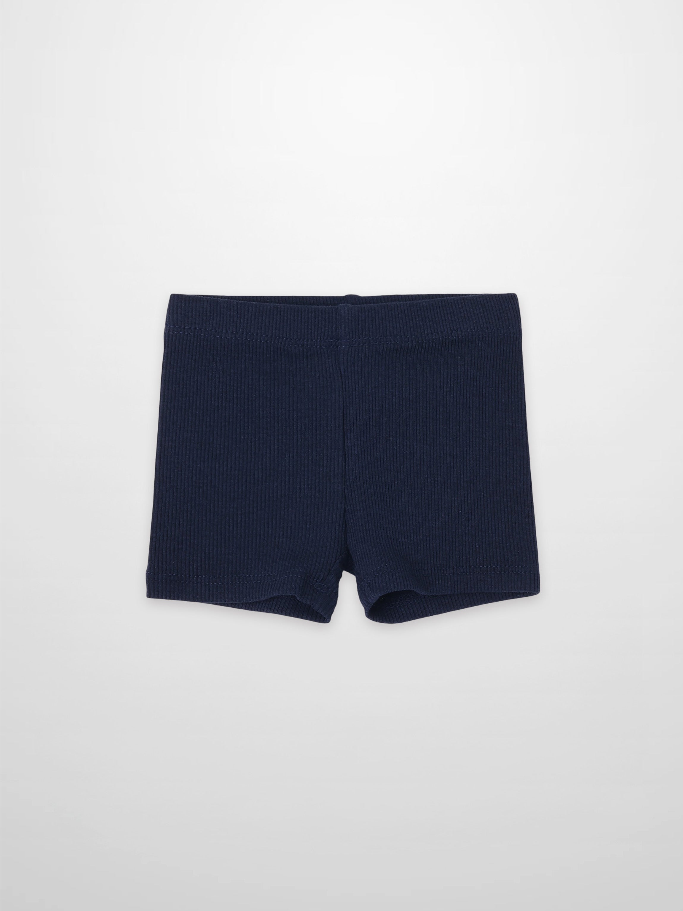 Biker Shorts Thin Ribbed- Navy