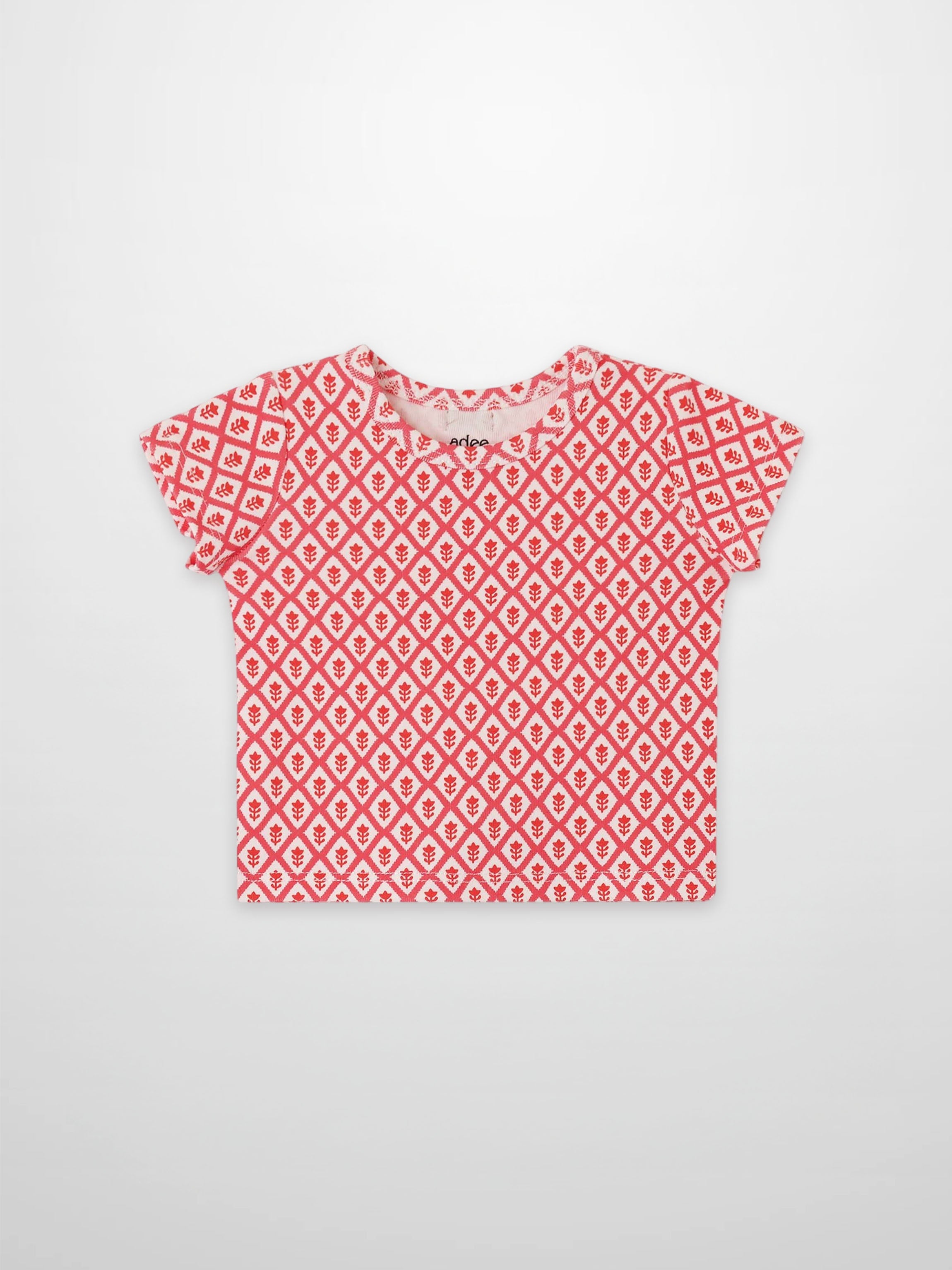 Diamond Flower T-Shirt - Short Sleeve