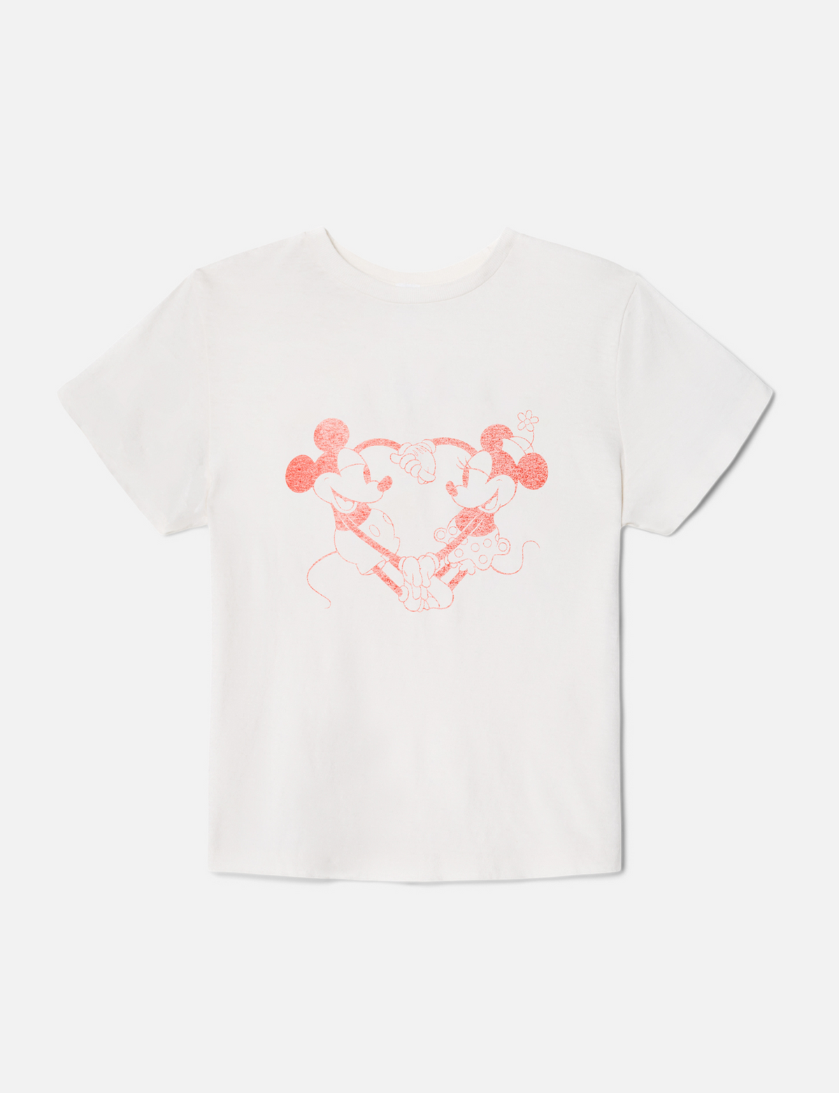 Classic Disney Heart Hands Tee, Vintage White