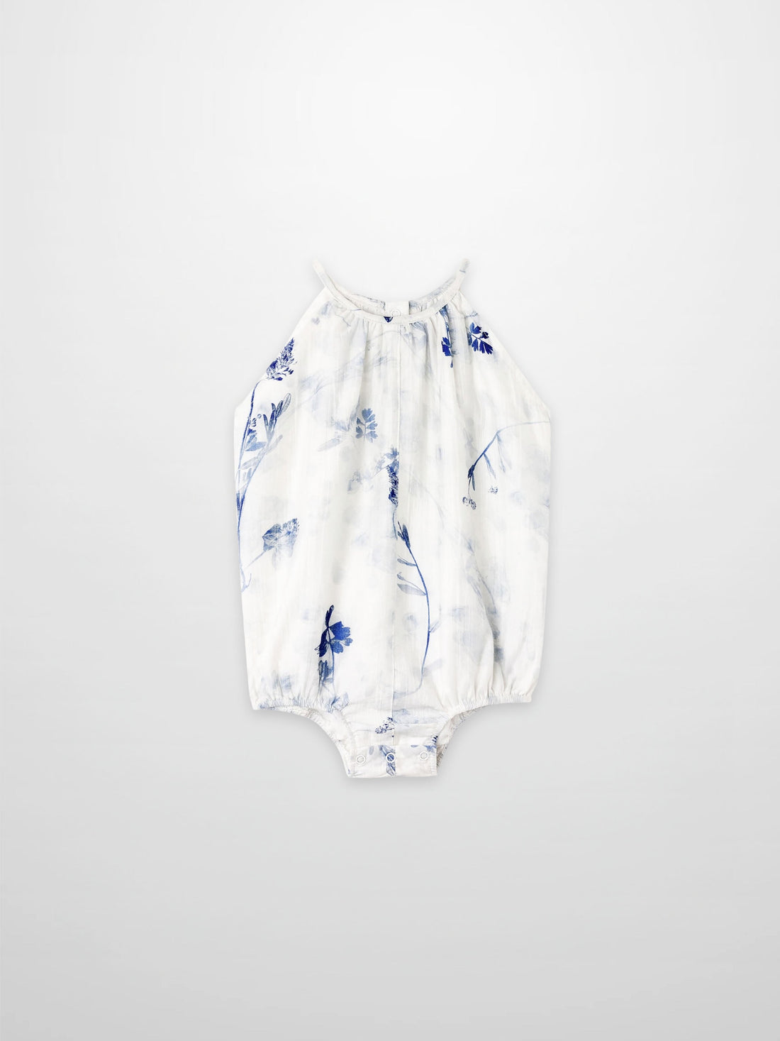 Blue Flower Romper