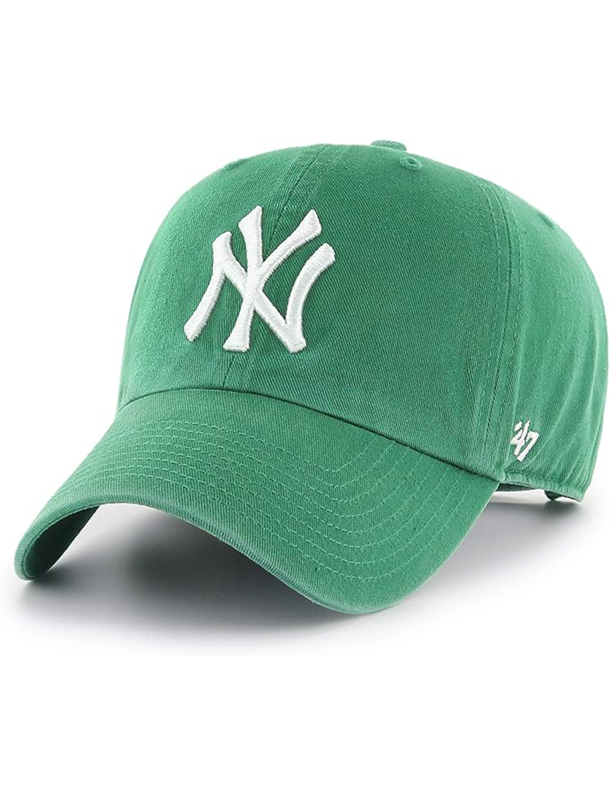 NY Yankees Basic Ball Cap, Kelly Green/White