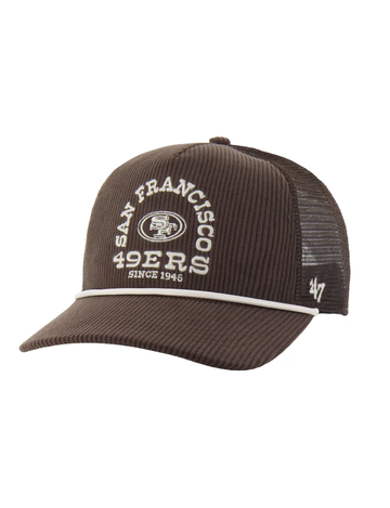 SF 49ers Ranchurro Mesh Hat, Brown