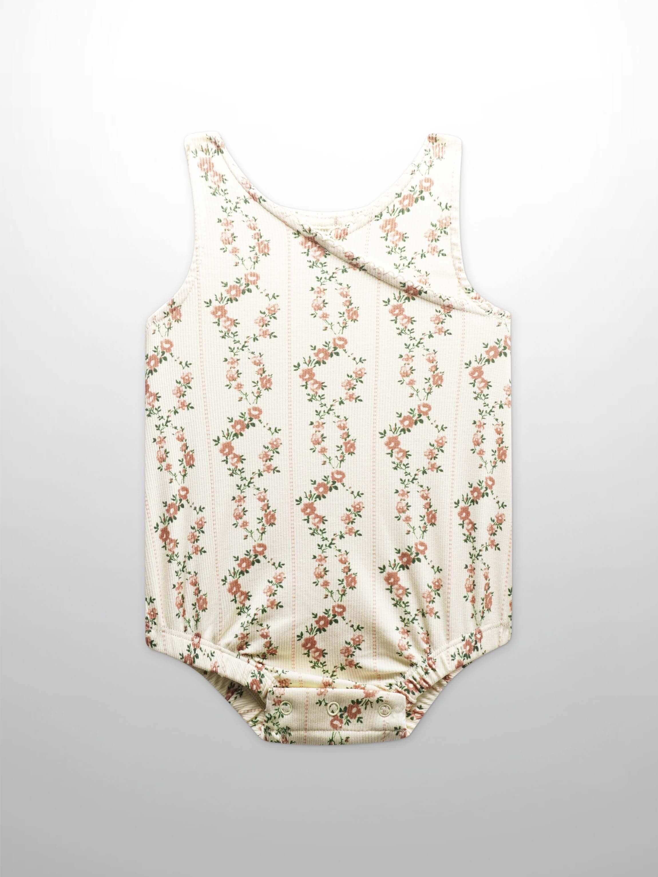 Floral Cascade Romper