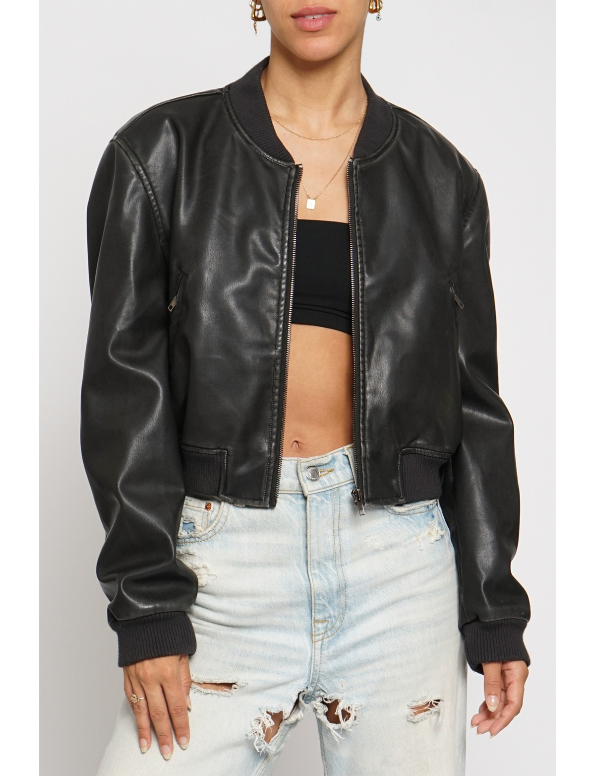 Washed Bomber, Black