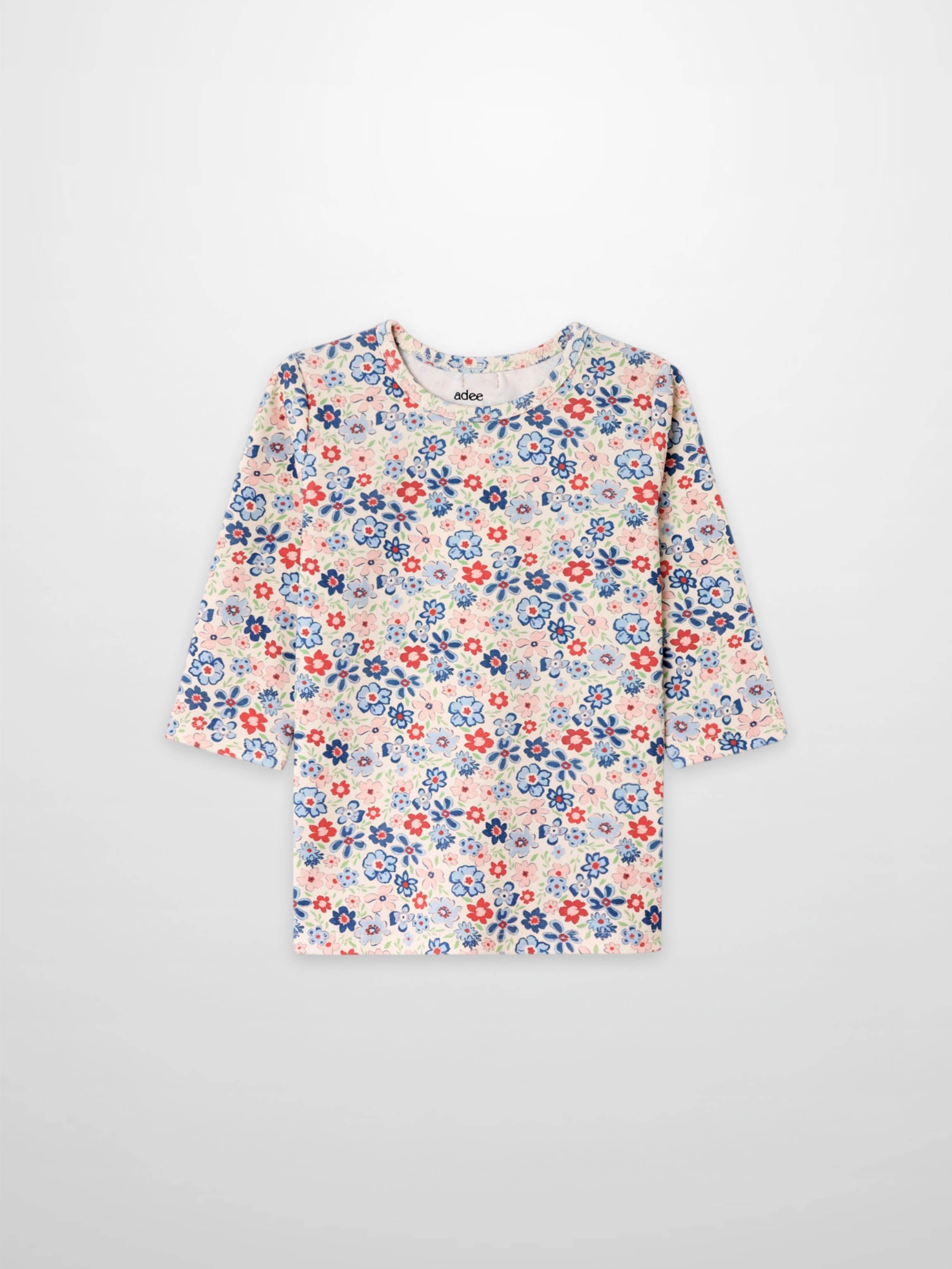 Garden Flower 3/4 Sleeve Shirt