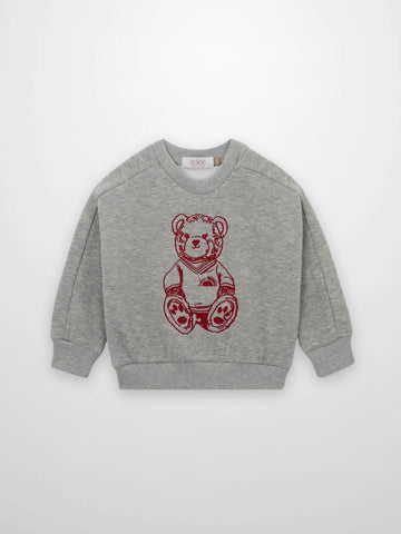 Teddy Bear Sweatshirt - Red