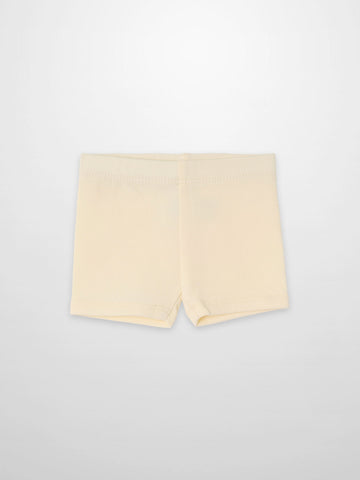 Biker Shorts Non Ribbed-Off White