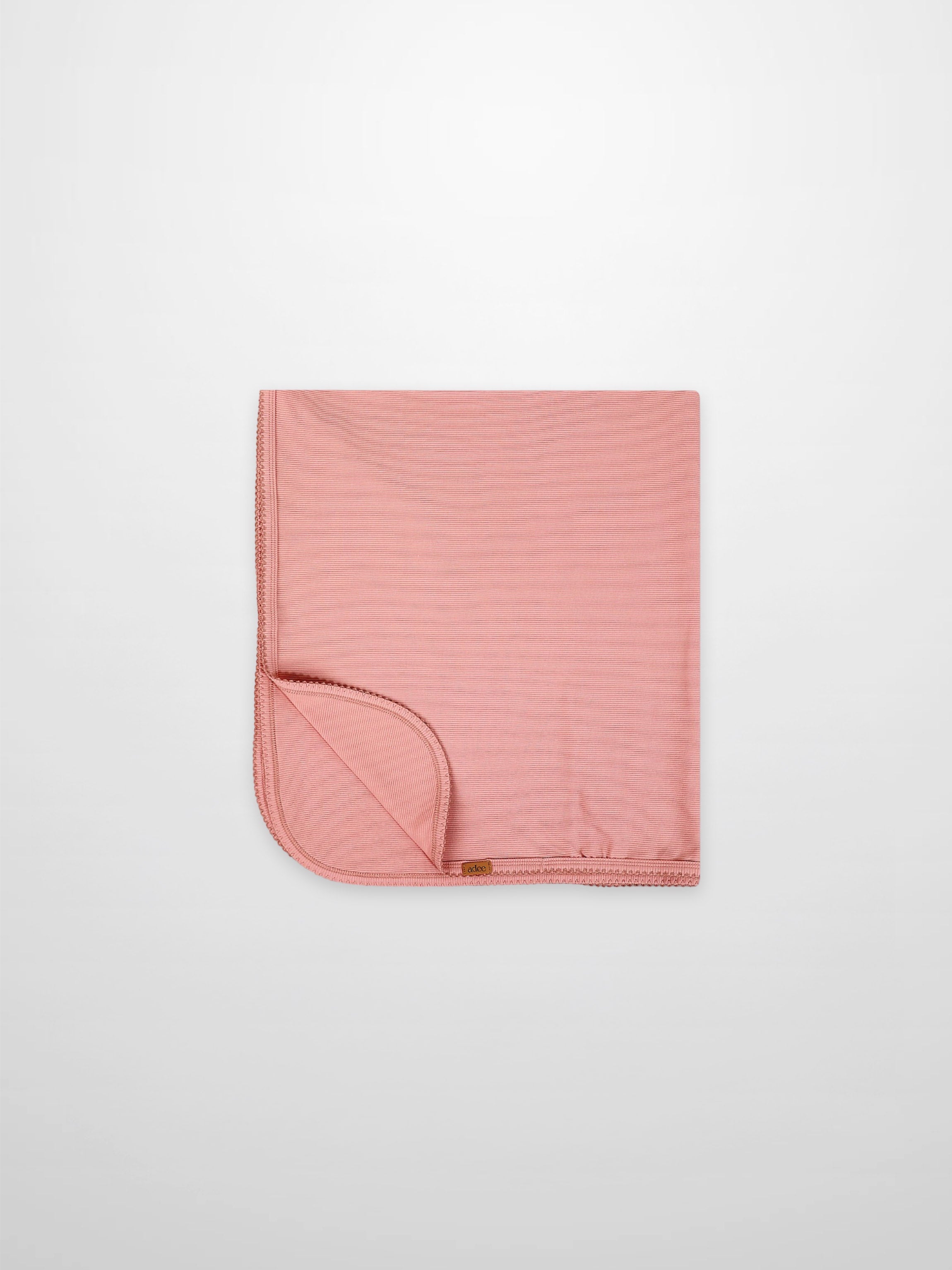 Thin Ribbed Blanket - Pink