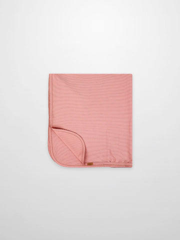 Thin Ribbed Blanket - Pink