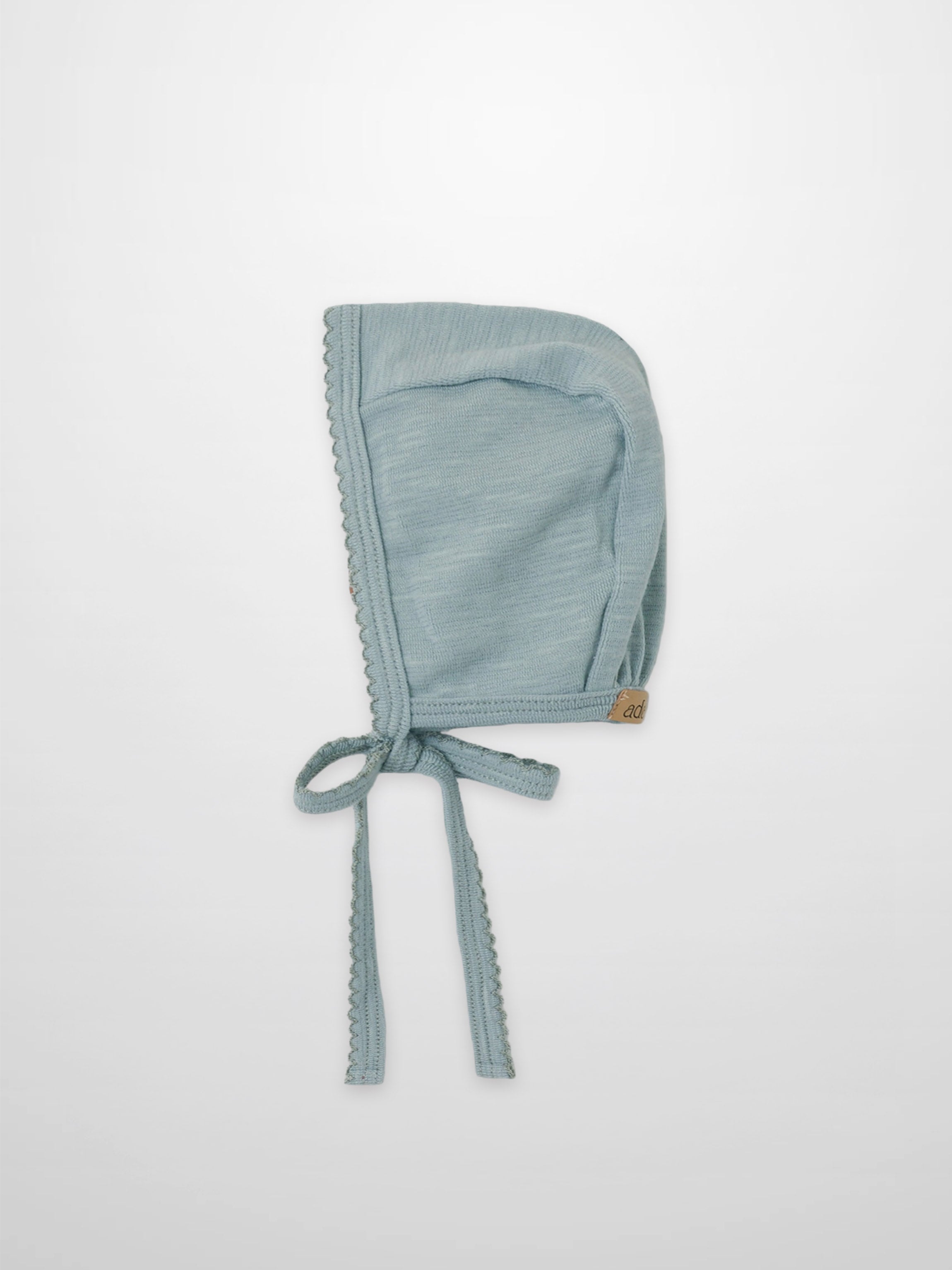 Blue Scalloped Bonnet