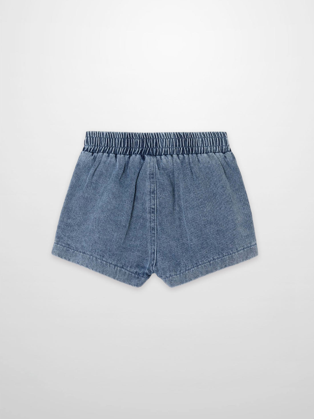 Paneled Shorts - Blue Denim