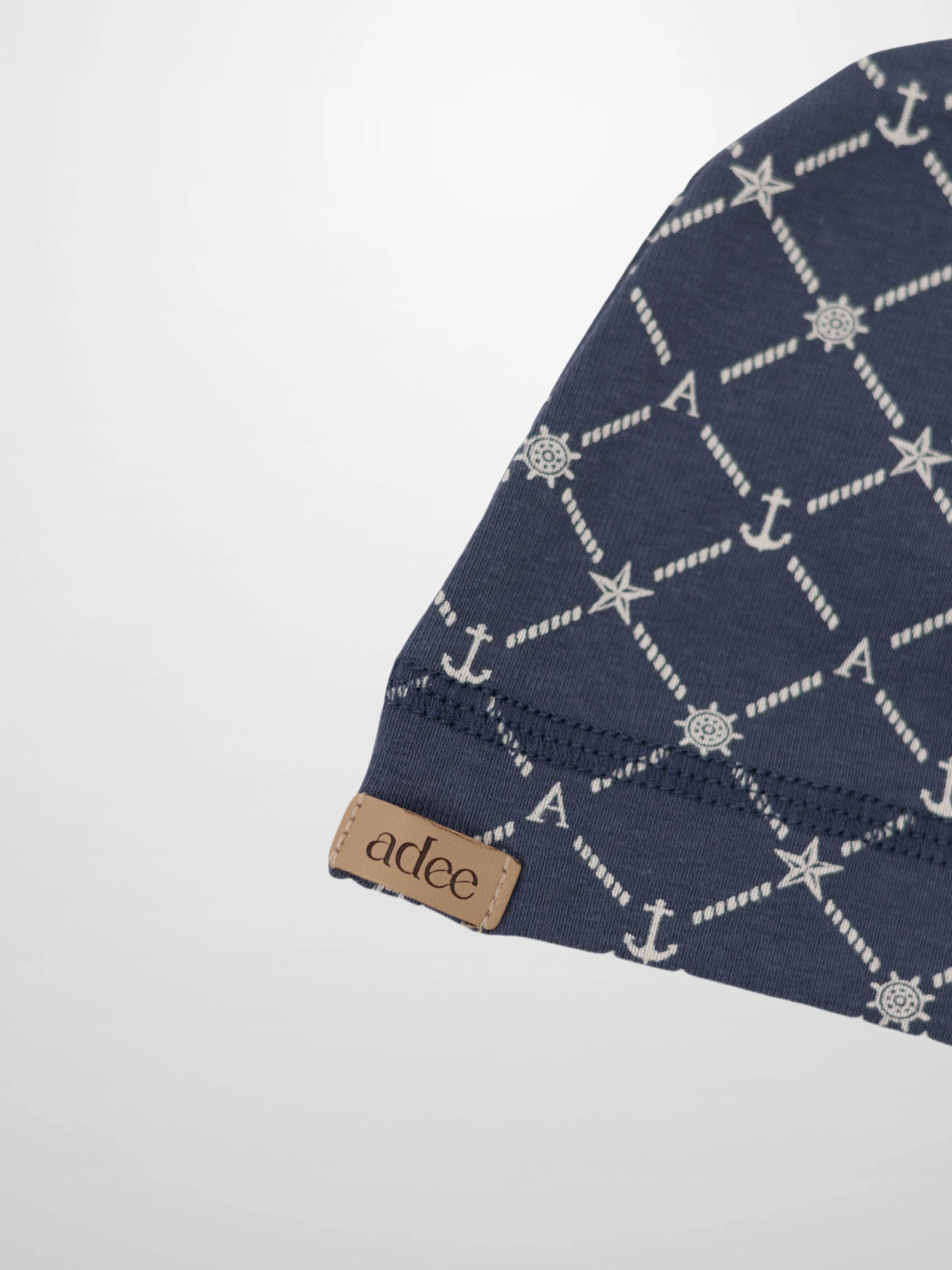 Crossover Anchor Beanie - Navy