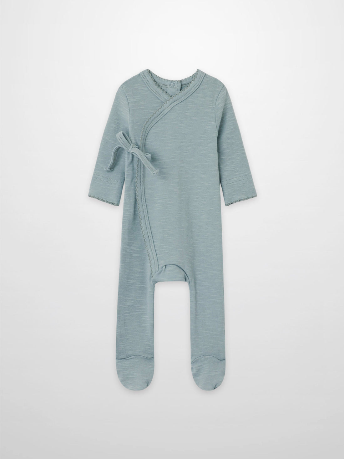 Blue Scalloped Stretchy