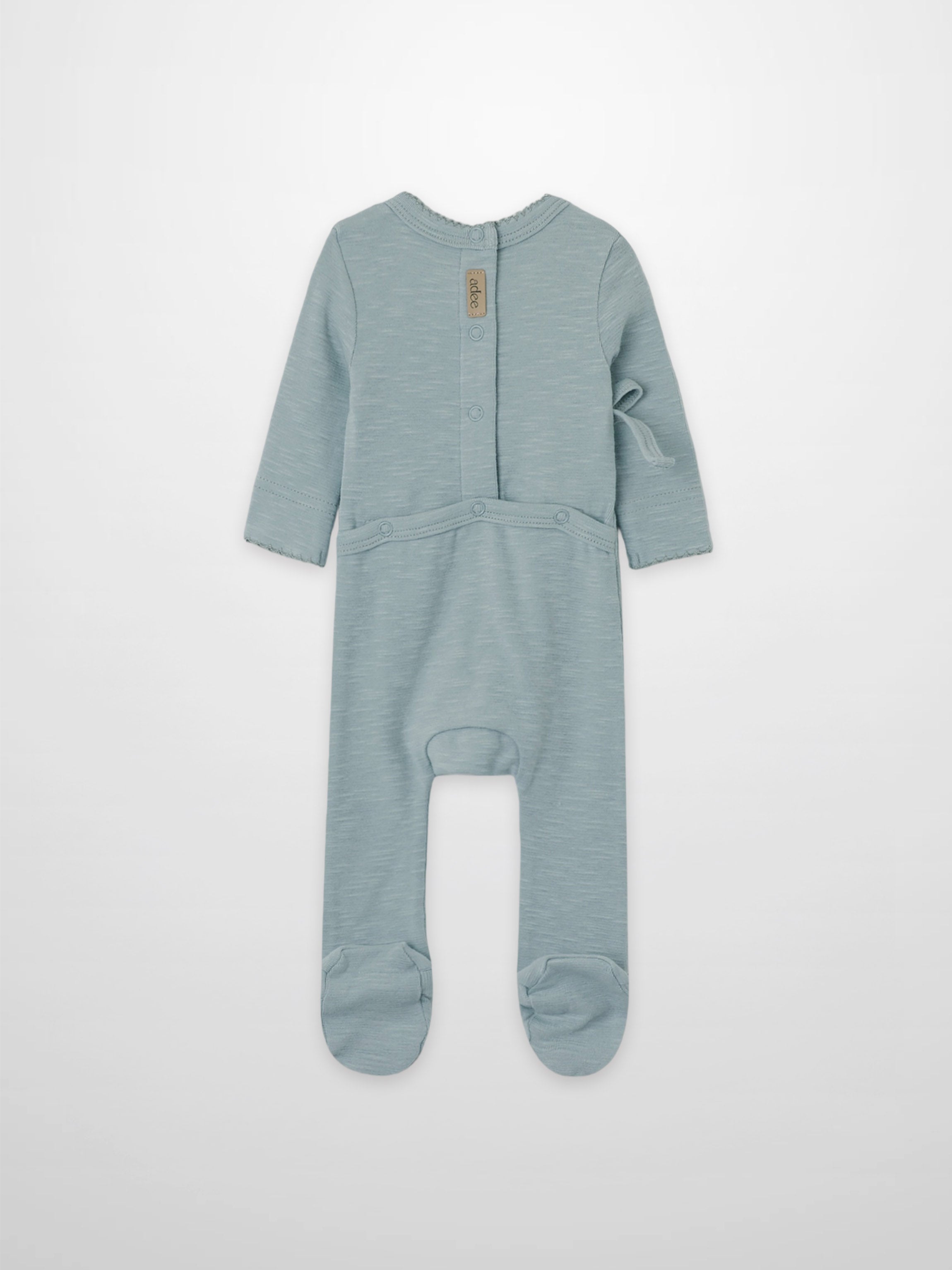 Blue Scalloped Stretchy