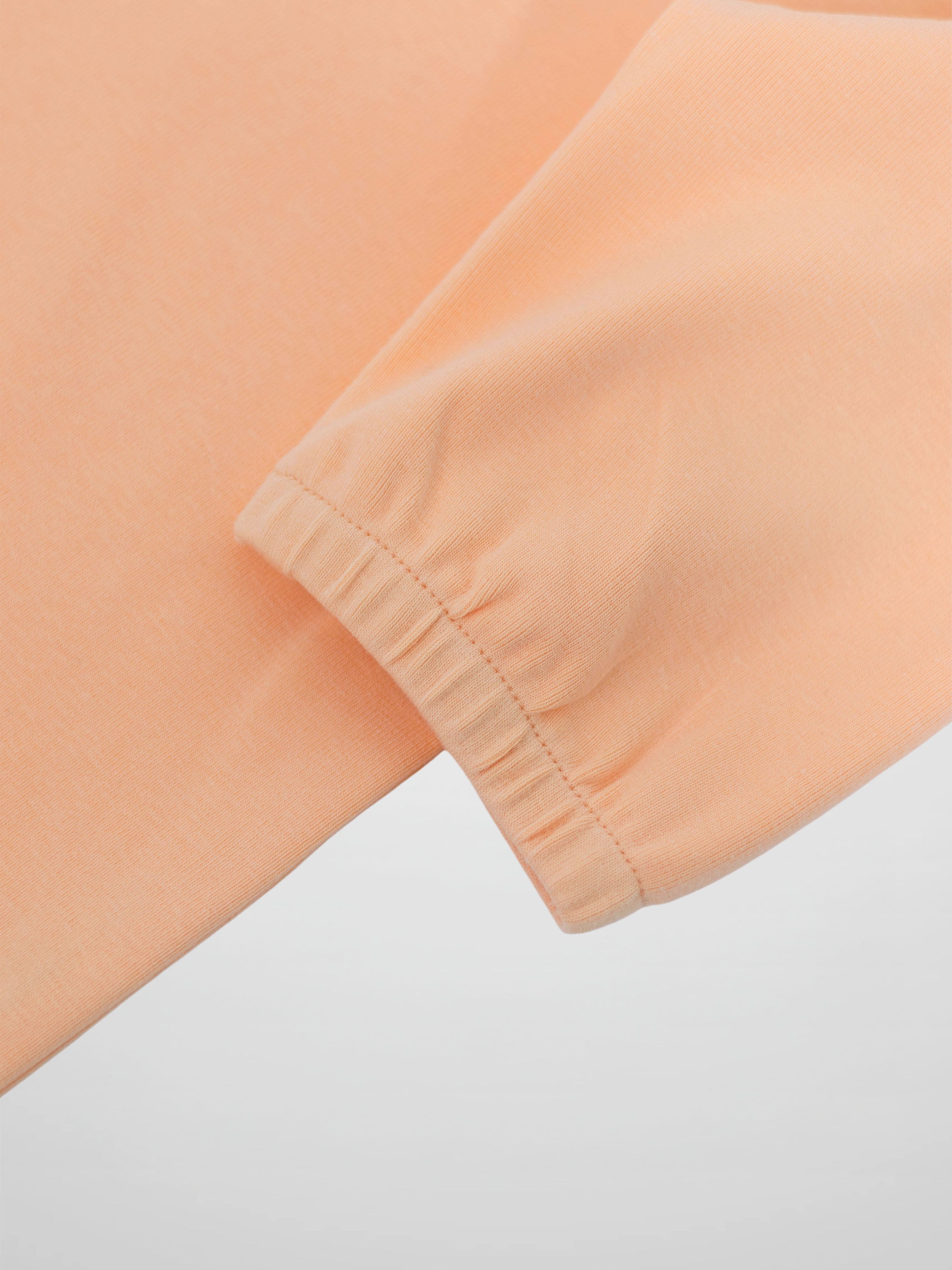 3/4 Puff Sleeve T-shirt - Peach
