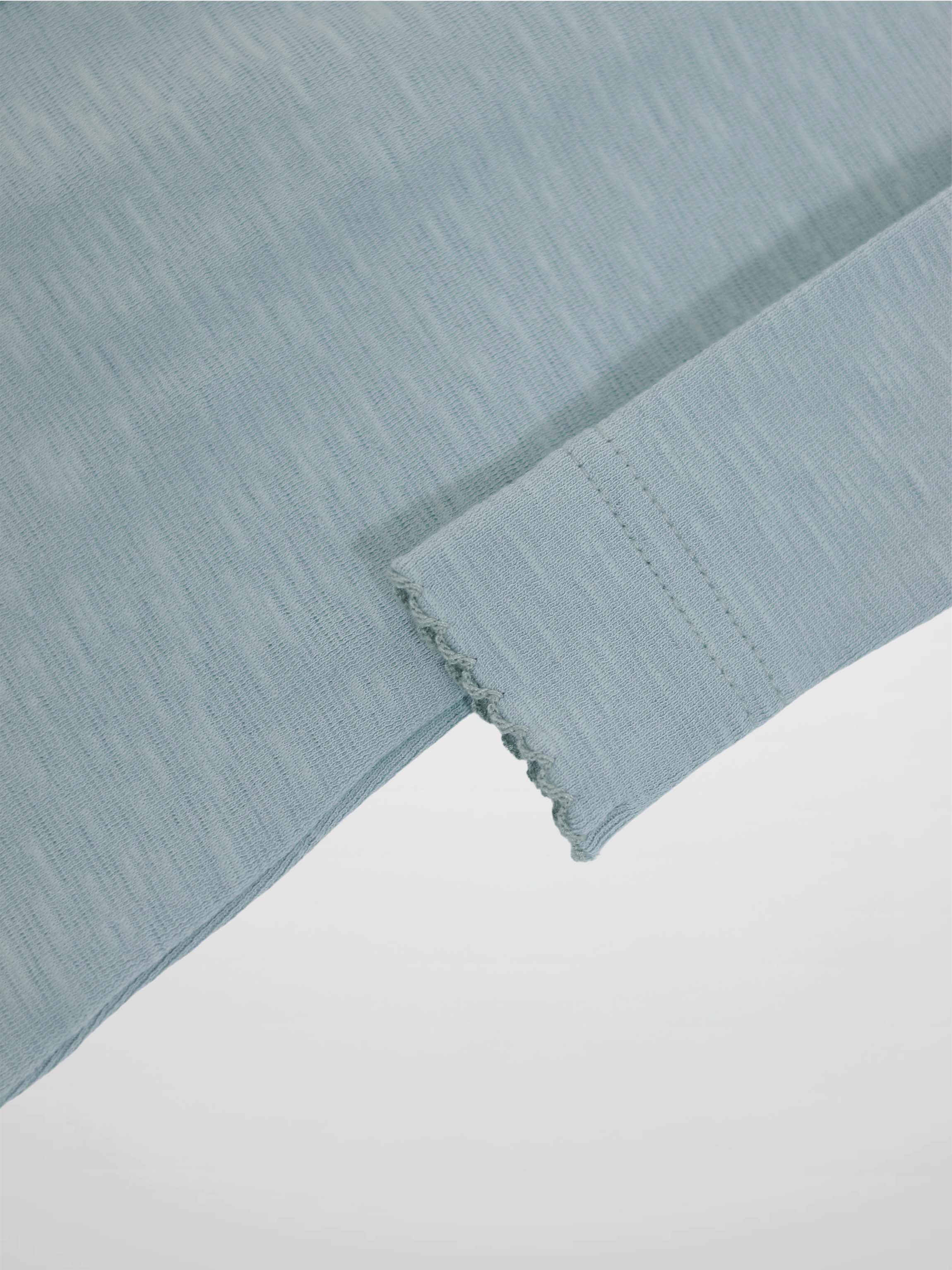 Blue Scalloped Stretchy