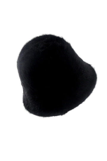Fuzzy Bucket Hat - Black