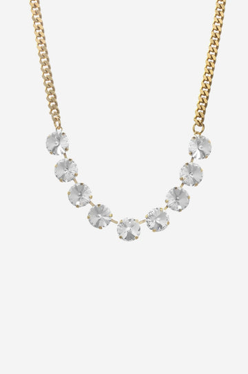 Mini Sofia Necklace - Gold/Clear