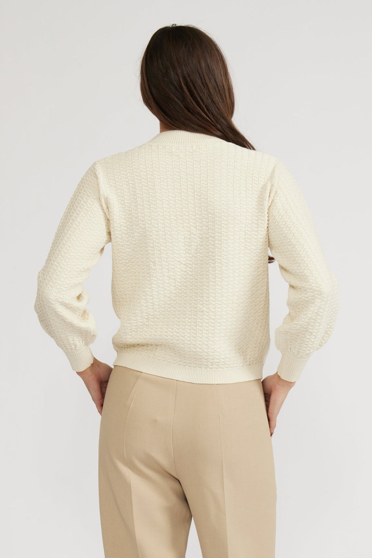 BRITNEY TEXTURED KNIT TOP