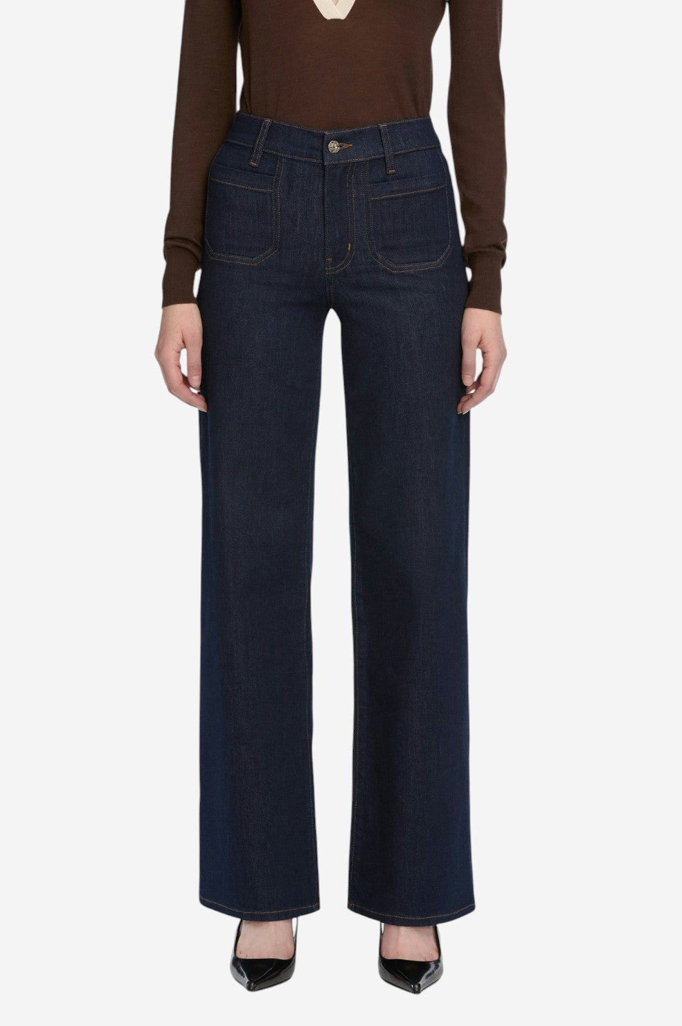 Le Slim Palazzo Modernist Pocket  - Rinse
