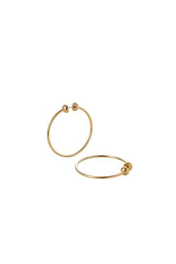 Small Icon Hoops - Gold