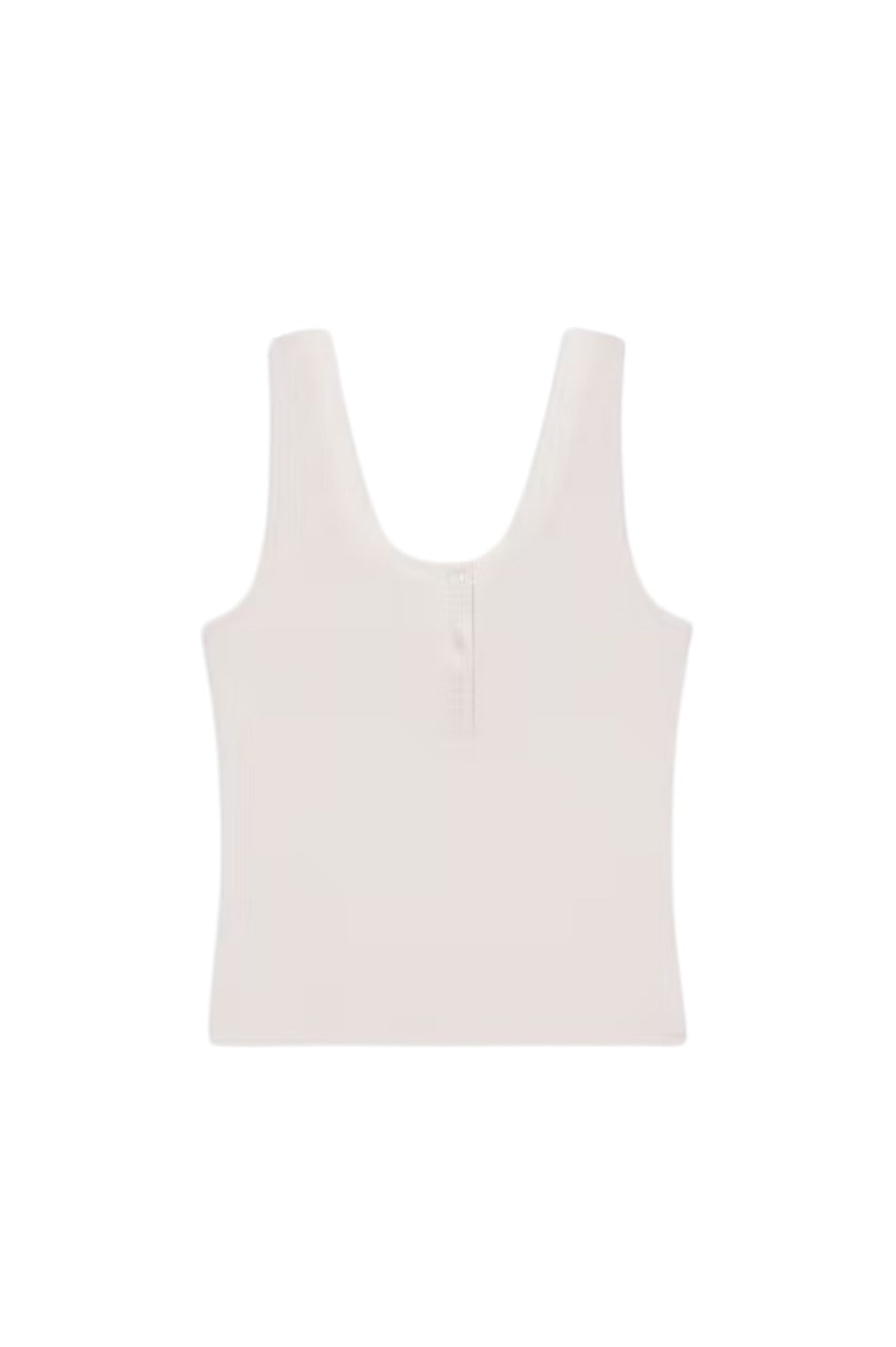 The Satin Trim Tank - Alabaster