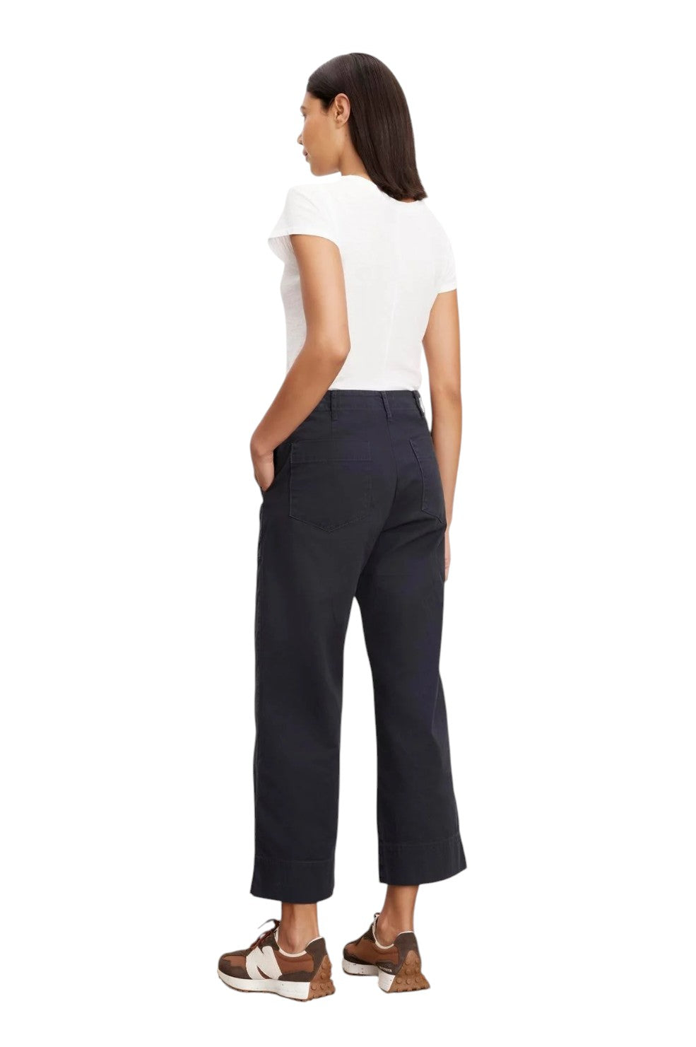 Mya Cotton Canvas Pant - Ash