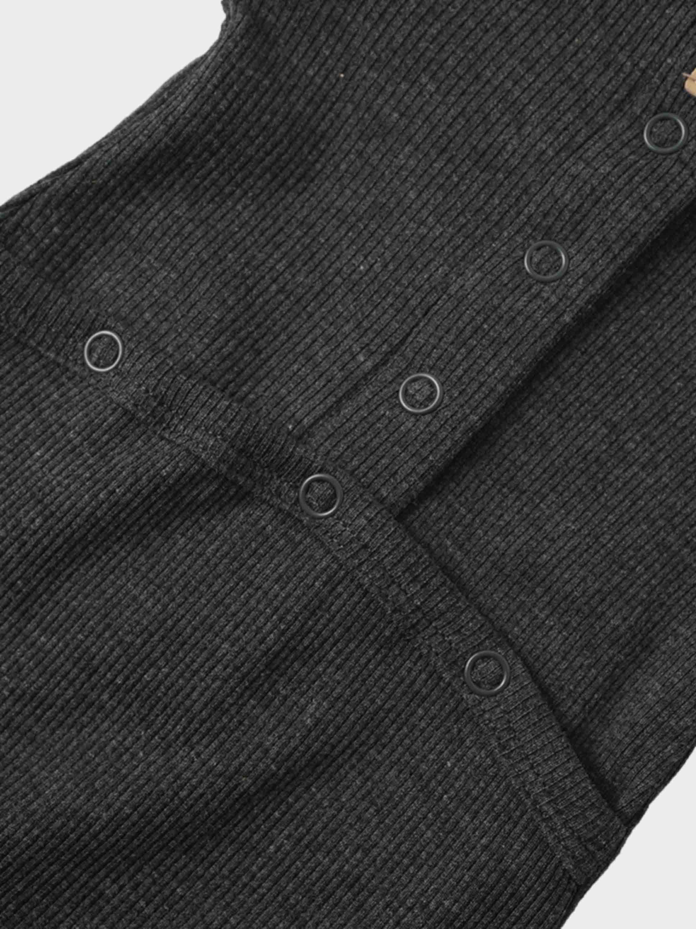 Mock Neck Stretchy - Heather Grey