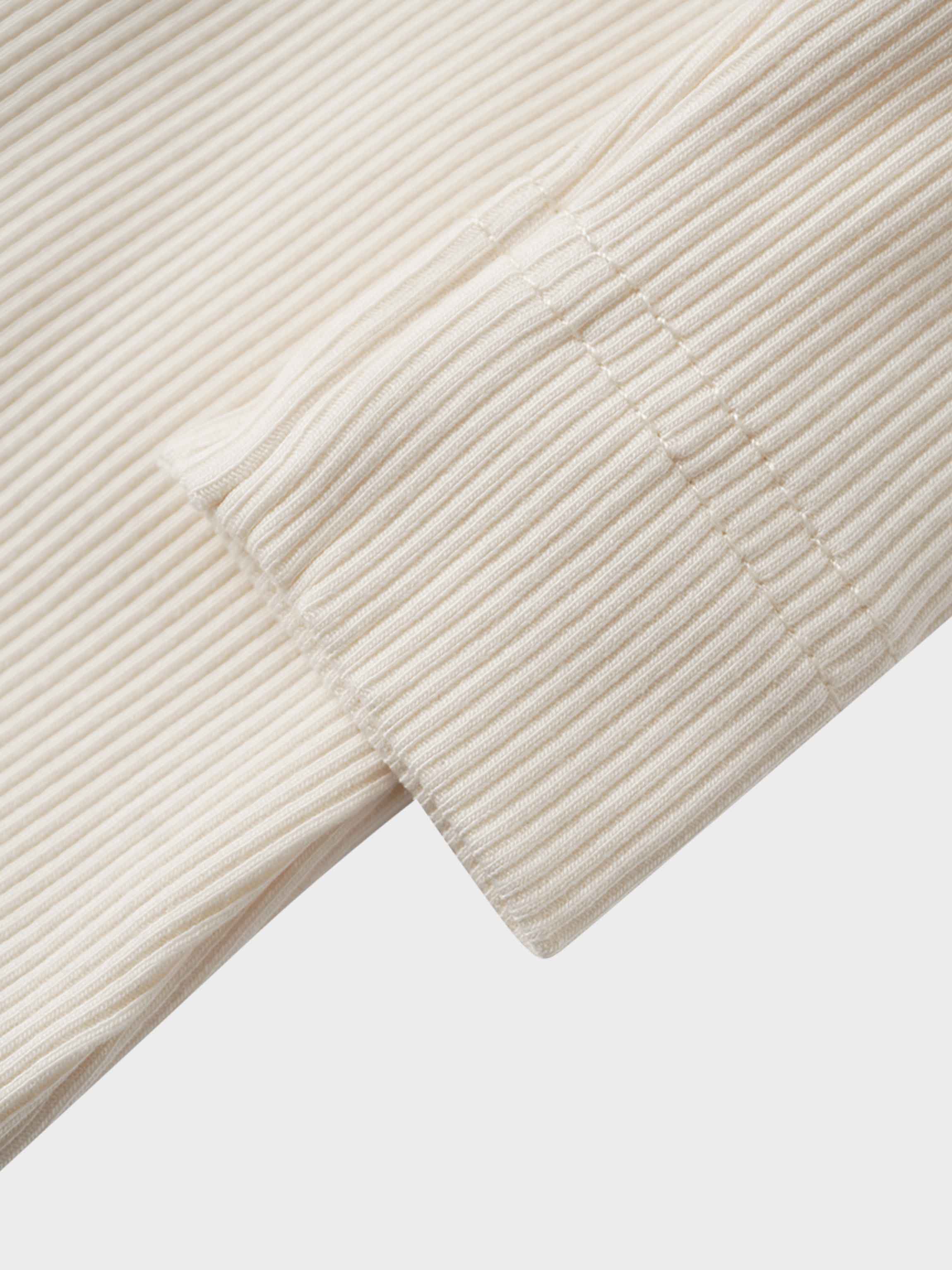 Mock Neck Stretchy - Ivory