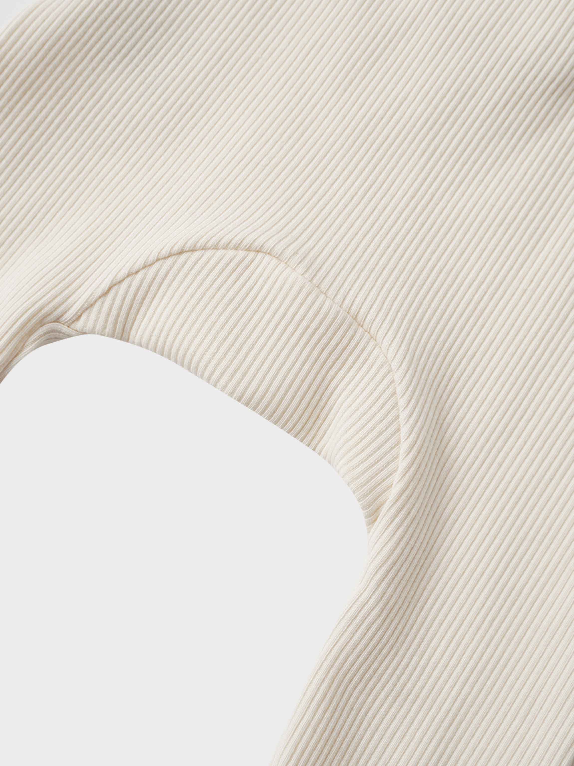 Mock Neck Stretchy - Ivory