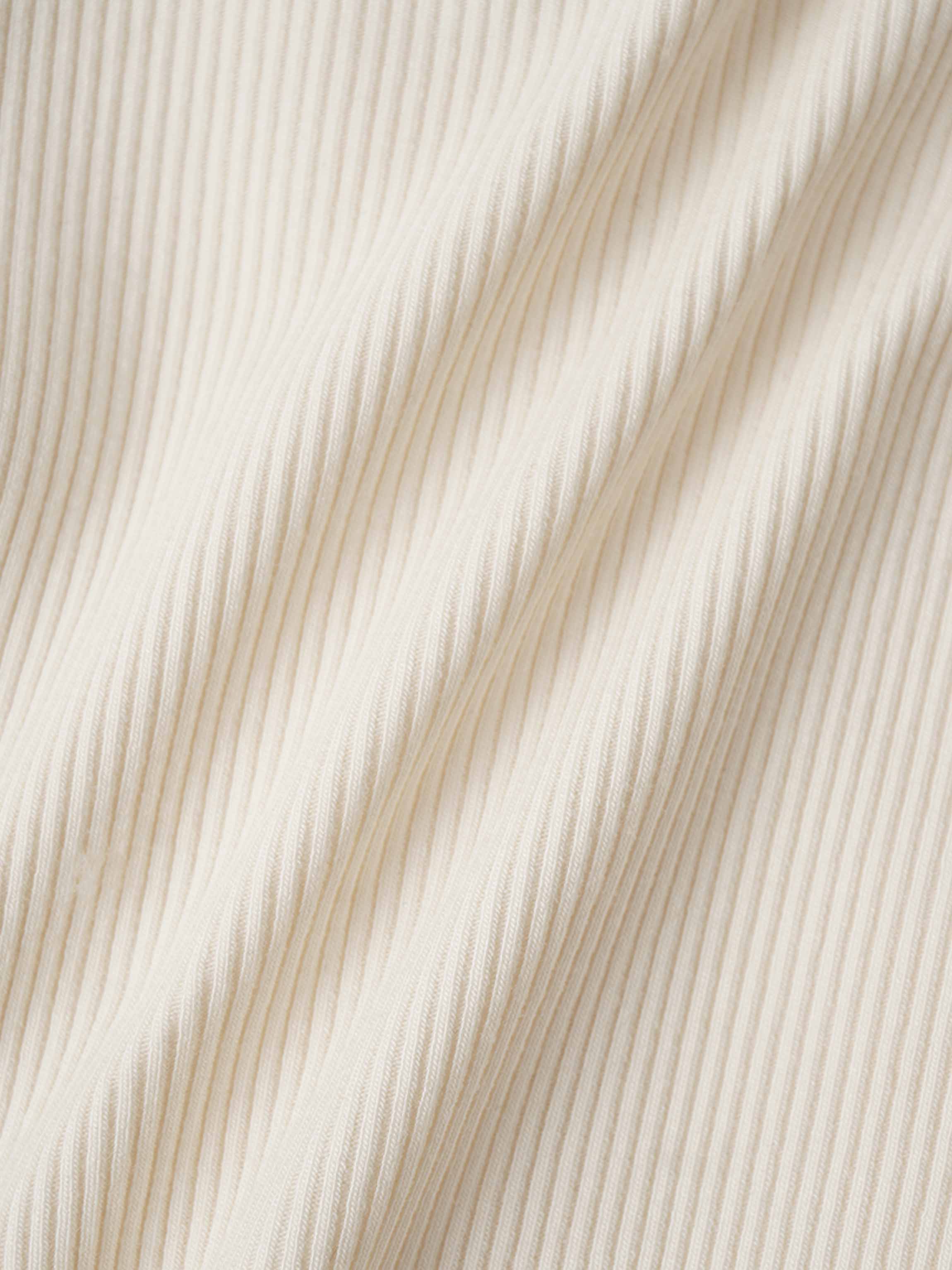 Mock Neck Stretchy - Ivory