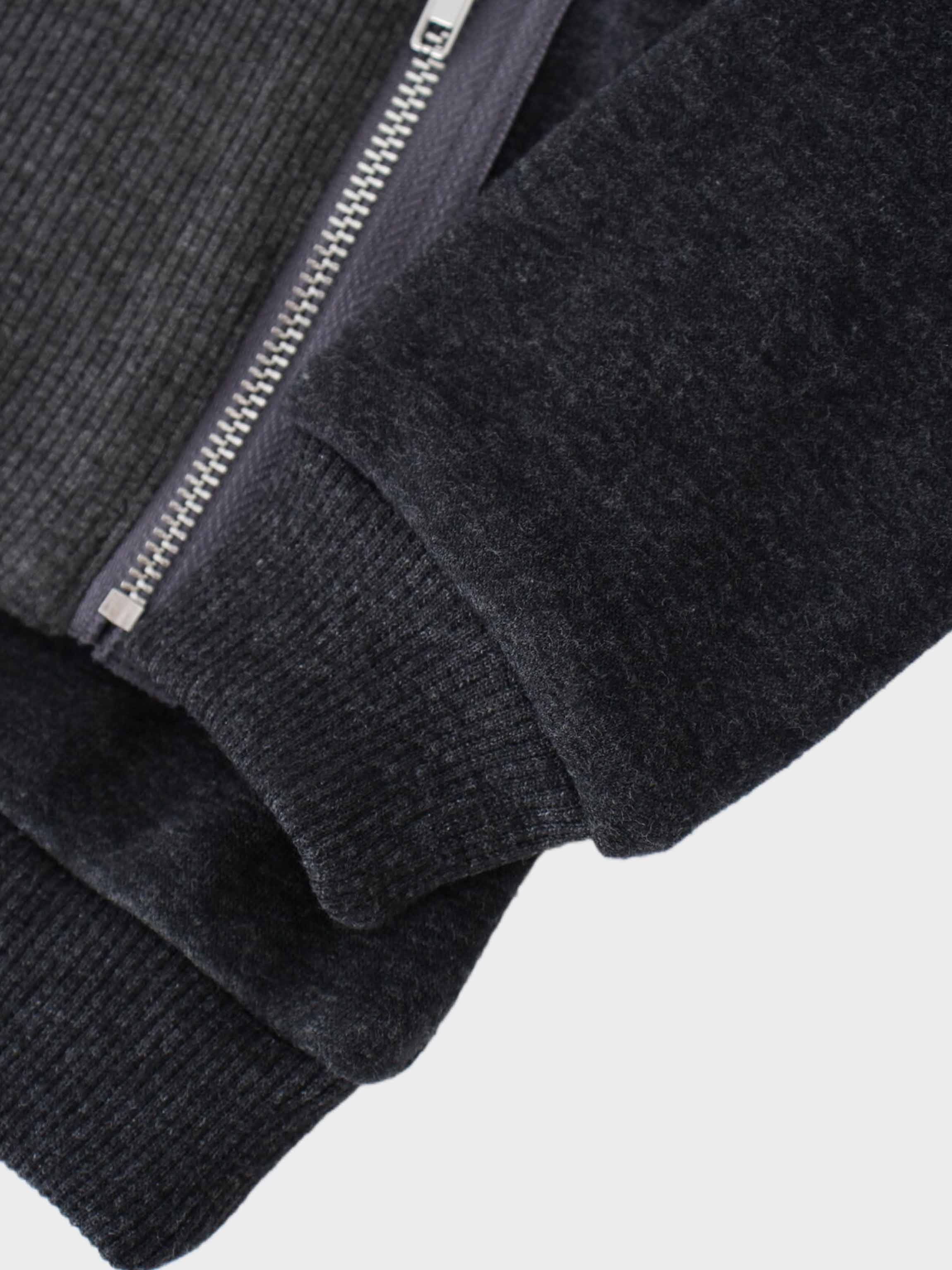 Hoody Sweatshirt Set with Leggings and Embroidered Cherry- Heather Grey