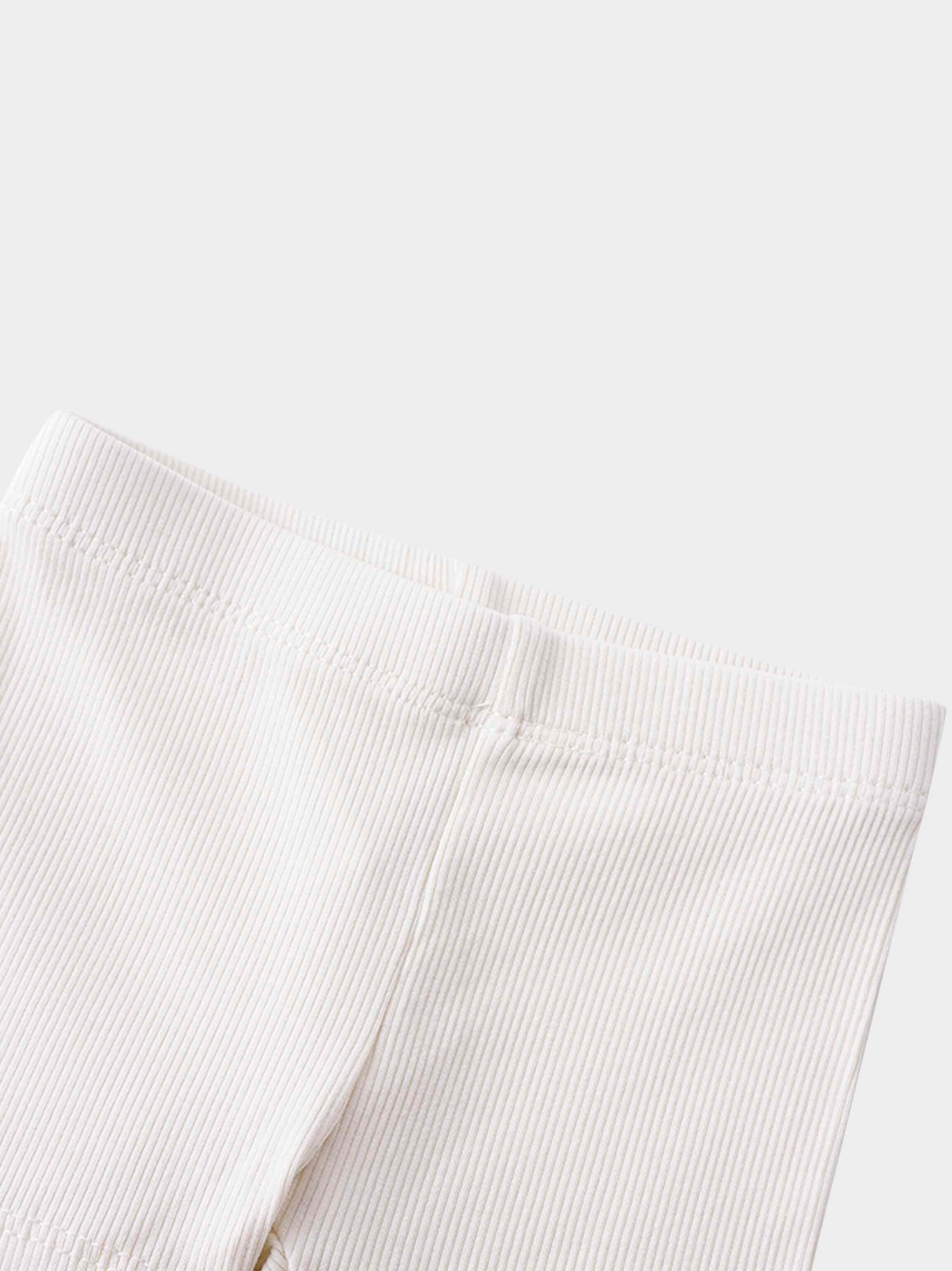 Biker Shorts Thin Ribbed- Off White