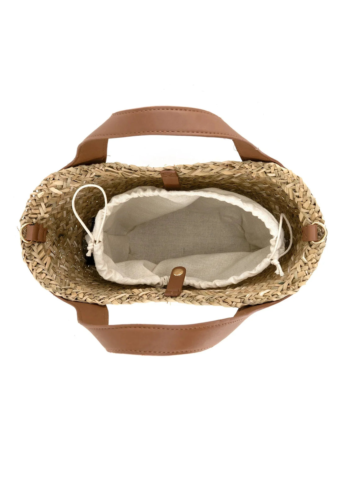 TAHITI WOVEN STRAW BAG