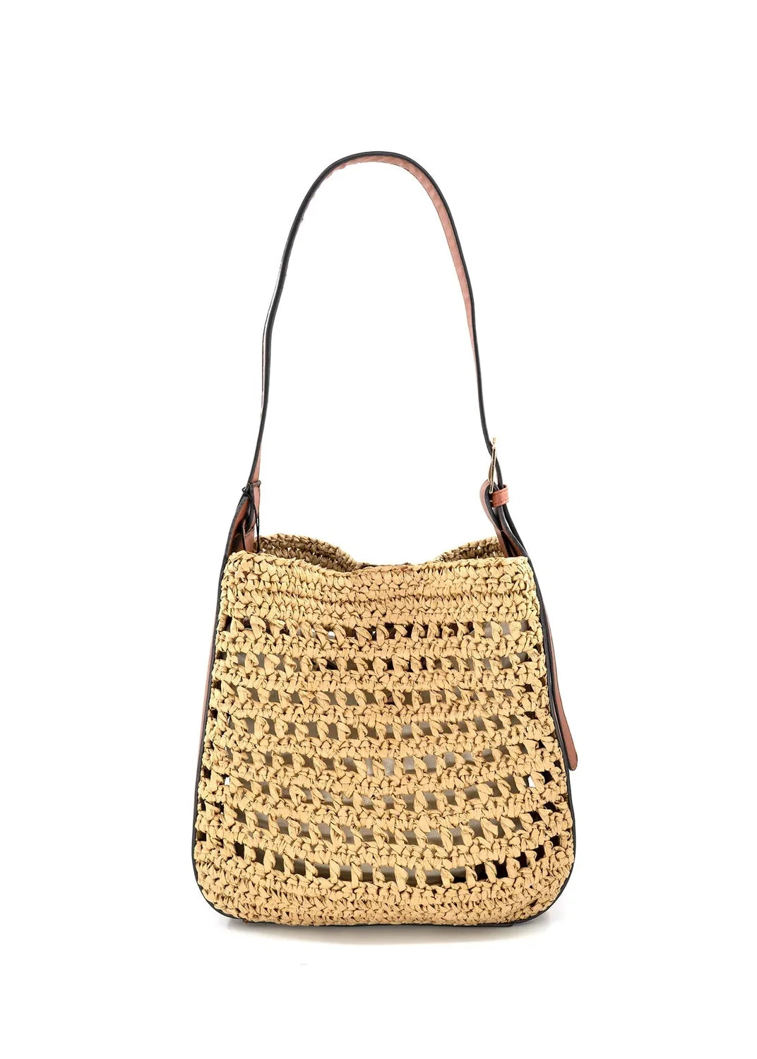 CALLA CROCHET STRAW BAG