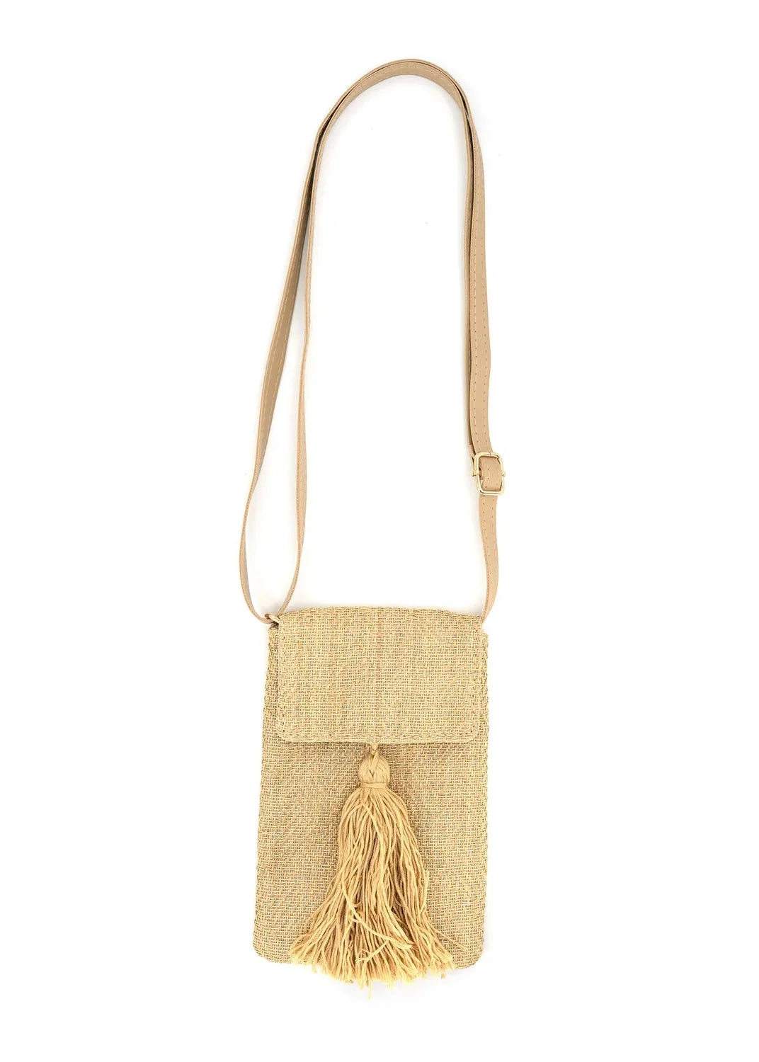 CLAIRE GOLD CELLPHONE BAG
