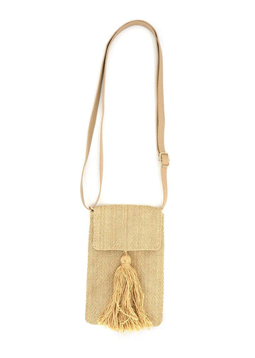 CLAIRE GOLD CELLPHONE BAG