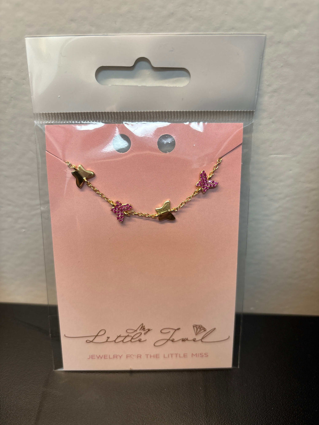 Fuchsia Butterfly Bracelet