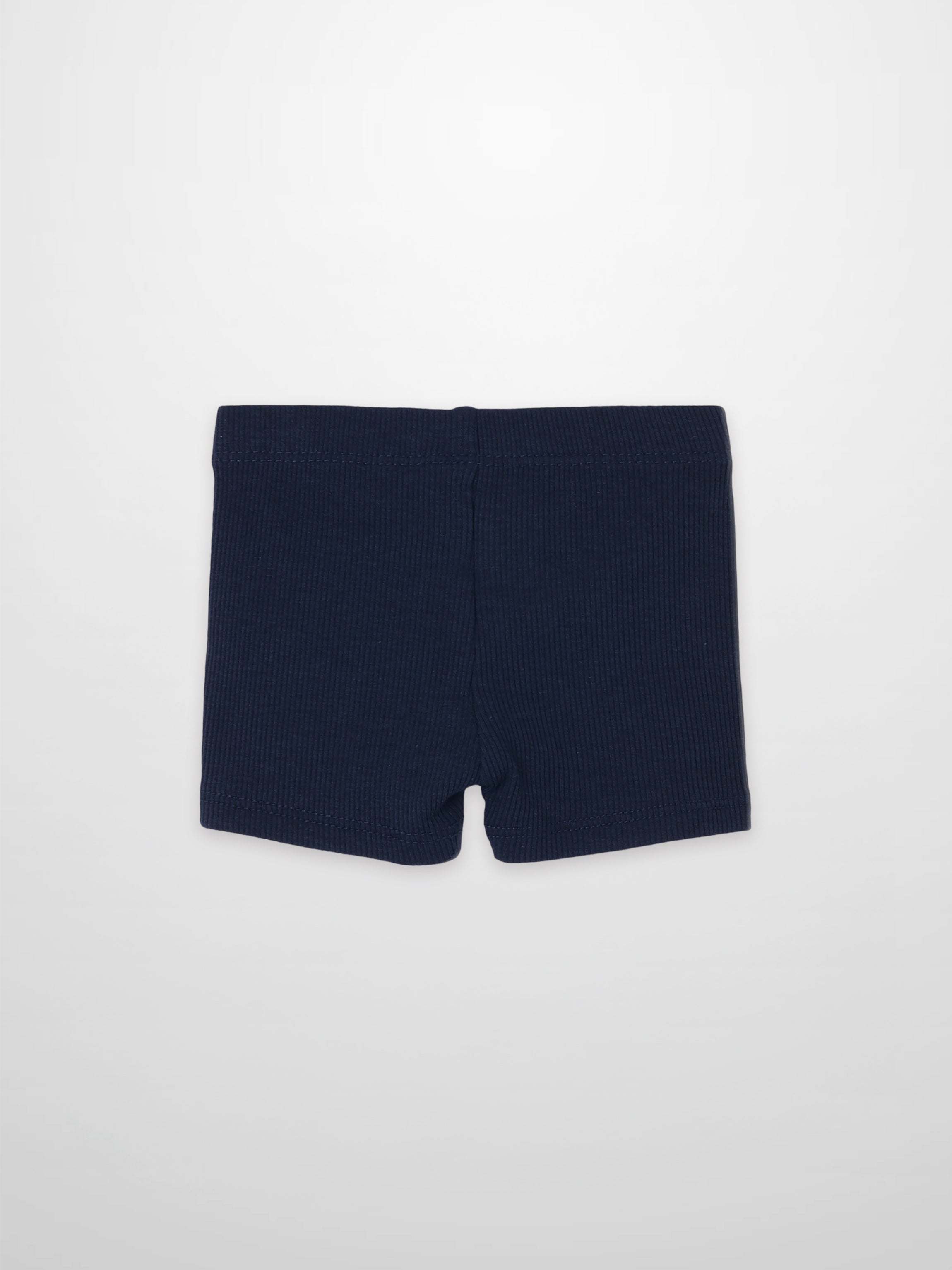 Biker Shorts Thin Ribbed- Navy