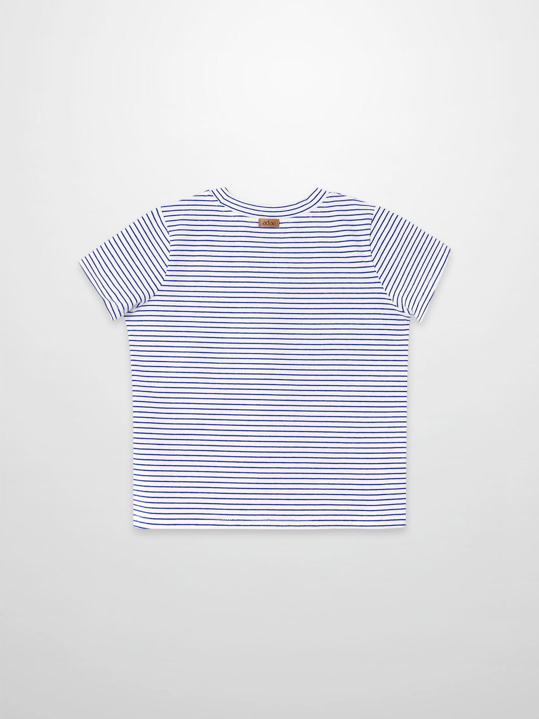 Blue Striped  Boxy T-Shirt